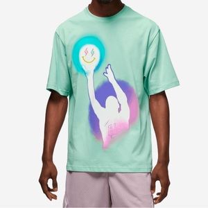 Nike Jordan x J Balvin Men's Sz 2XL  T-Shirt Enamel Green DR2962-308